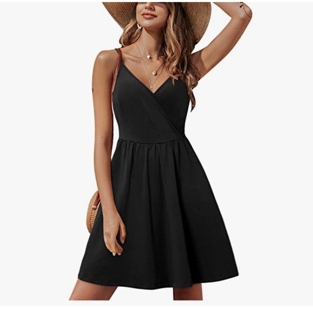 Women's Summer Dress Strap Casual Dress with Pockets (BRAND NEW WITH TAG)👀